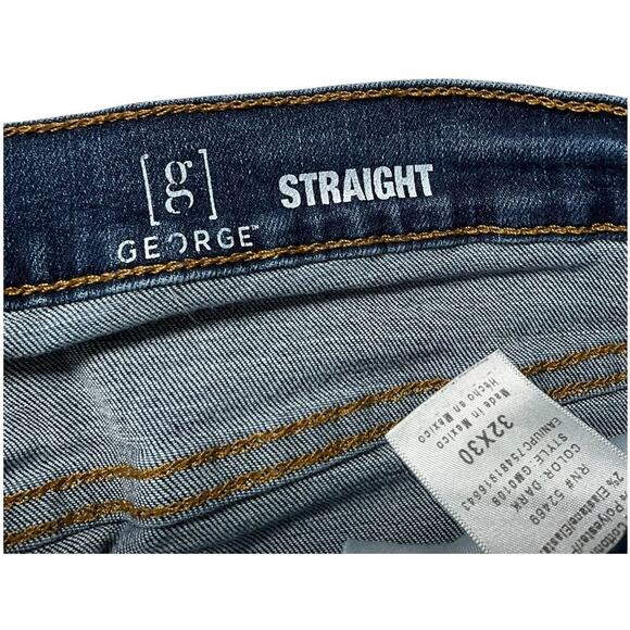 [g] George Straight Jeans Men's W32xL30 Medium Wash Casual Great Condition - Picture 4 of 9